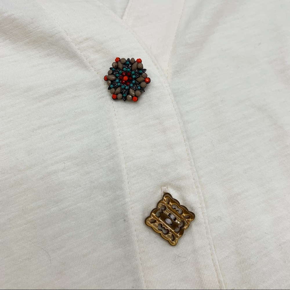 Soft Surroundings Danielle Button Up Top Size Lar… - image 4